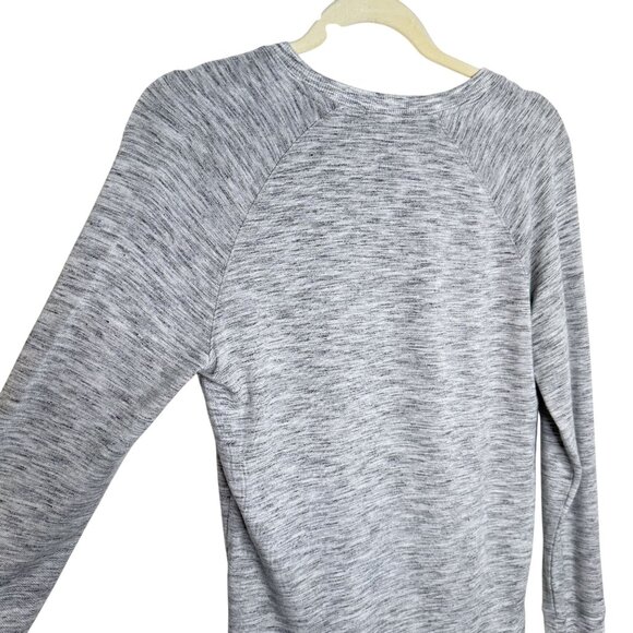 Athleta Heather Gray Long Sleeve Top S - Picture 4 of 8
